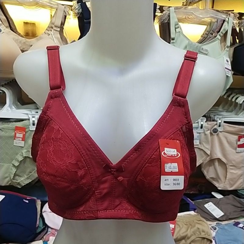 Bra SOREX 9833 | busa tipis tanpa kawat