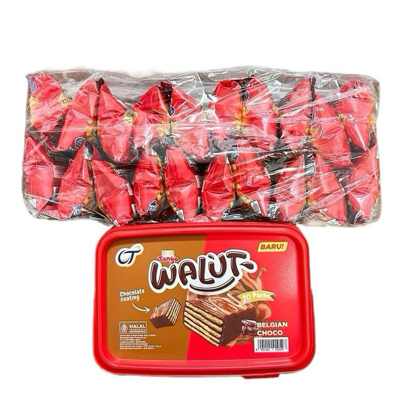 

HIDDEN GEM AJC! (20 MONKI + TANGO WALUT) Cemilan Kacang Coklat Wafer Biskuit Murah