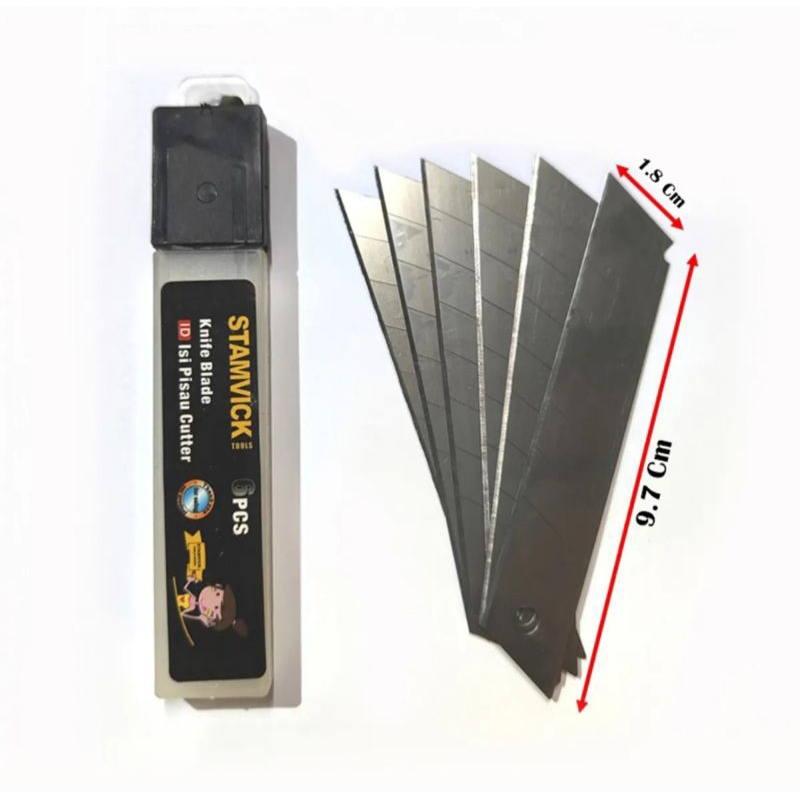 

Isi Pisau Cutter Besar Stamvick / Refill Pisau Cutter