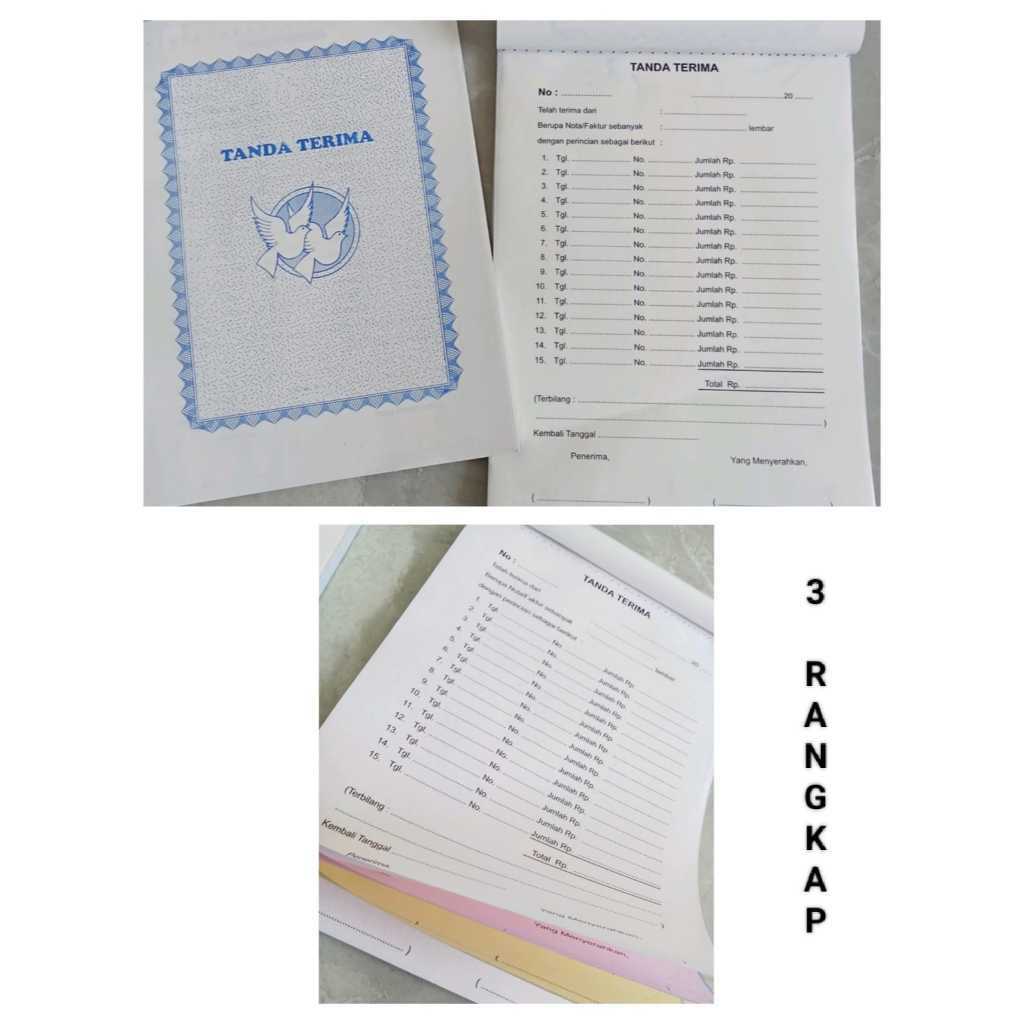 

Buku Tanda Terima Faktur 3 Ply NCR / 3 Rangkap (PCS)