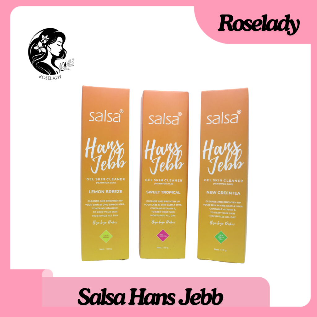 SALSA Hans Jebb Peeling Gel - Perontok Daki dan Ketiak Hitam | Skin Cleanser Scrub Eksfoliasi | solu