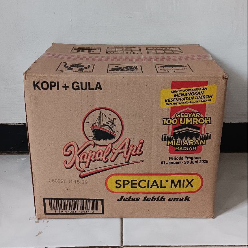

Kapal Api Special Mix 1 Dus 12 Renteng | 120 Sachet