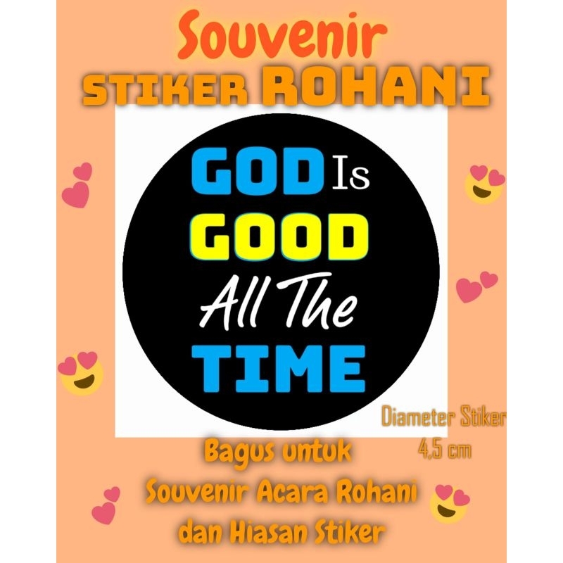 

Stiker Rohani / Stiker Sekolah Minggu God Is Good