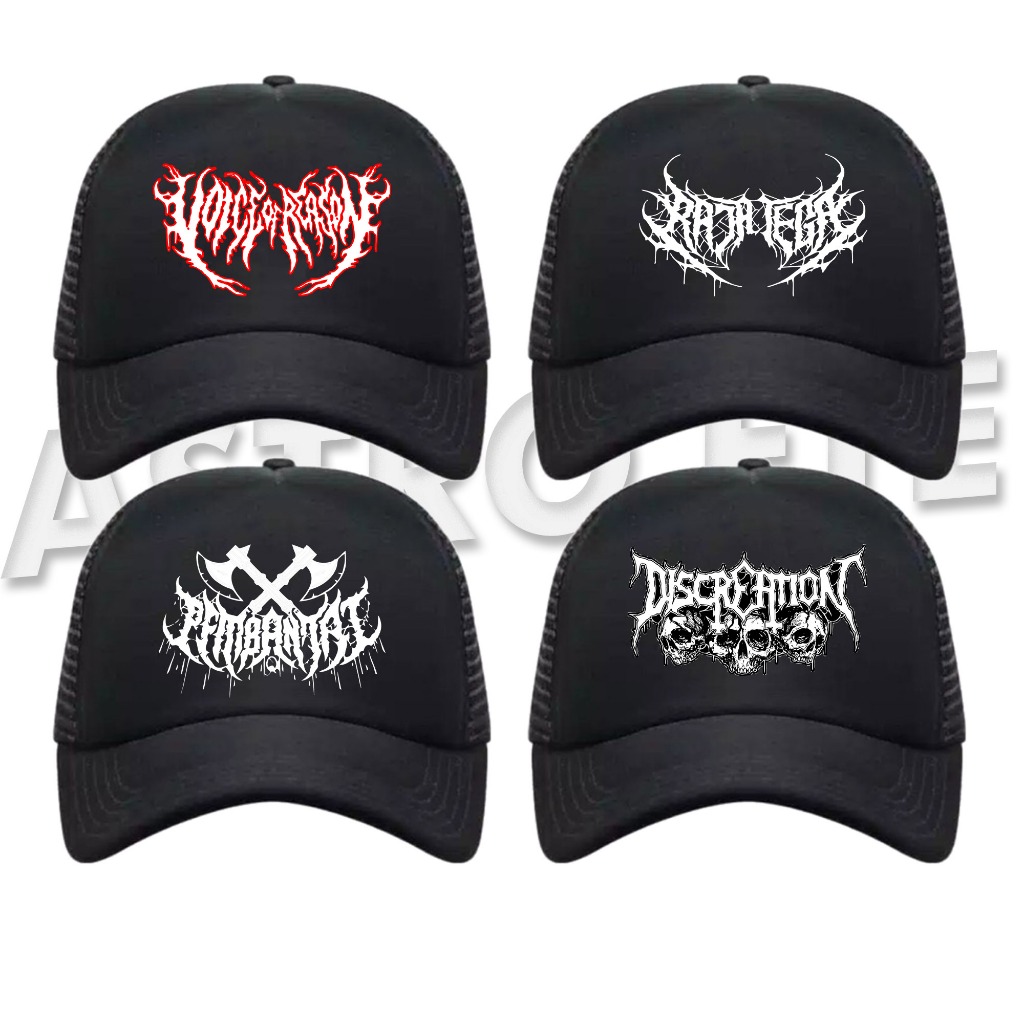 Topi Jaring Pria Topi Trucker Topi Sablon Keren Dewasa Premium