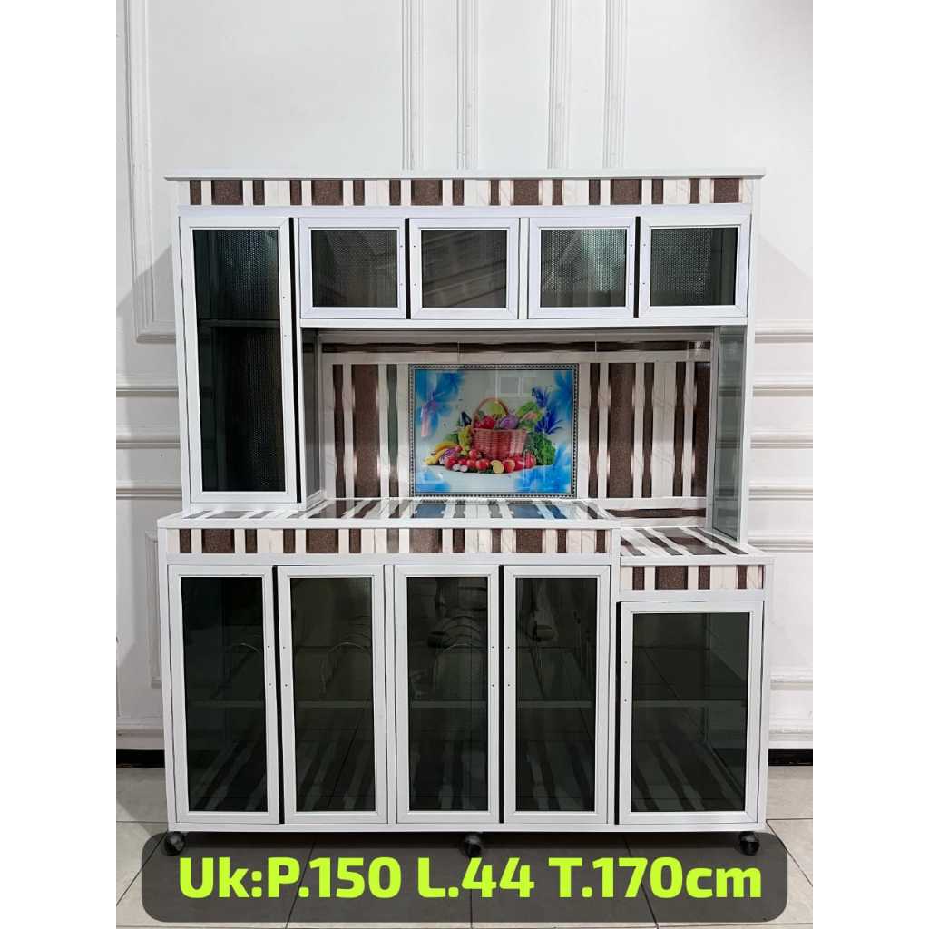 rak piring aluminium jumbo