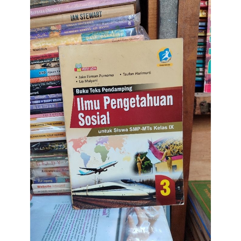 buku teks pendamping. ilmu pengetahuan sosial kelas 3 SMP. yrama widya