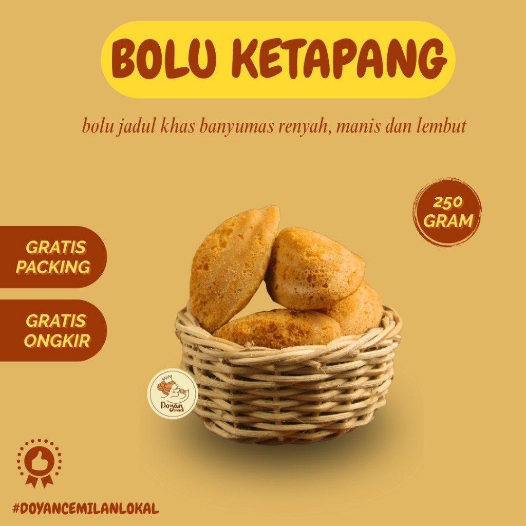 

BOLU KETAPANG 250GR