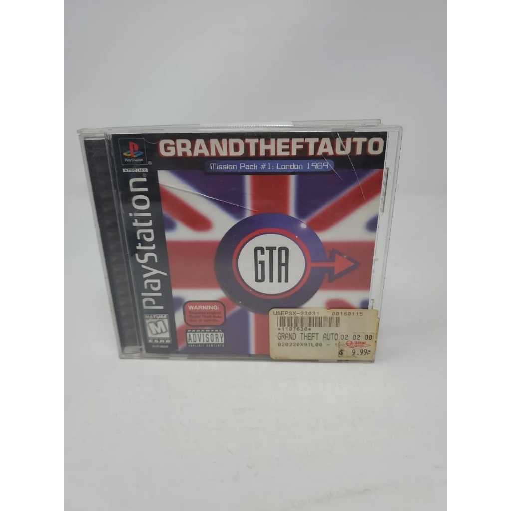 CD Kaset PS1 Original - GTA Grand Theft Auto London 1969
