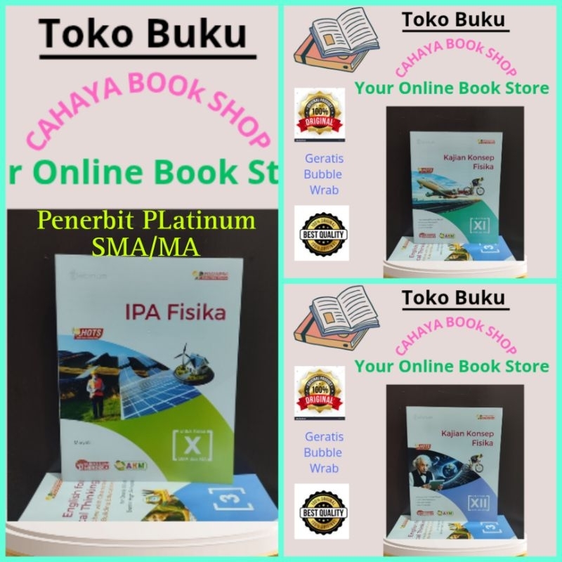 Buku IPA Fisika SMA Kelas 10,11,12 Kurikulum Merdeka Platinum