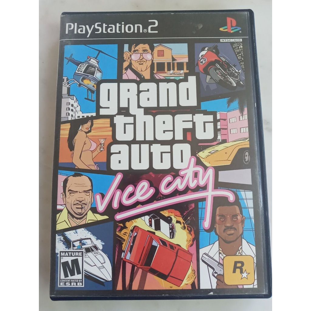 DVD Kaset PS2 Original - GTA Grand Theft Auto Vice City
