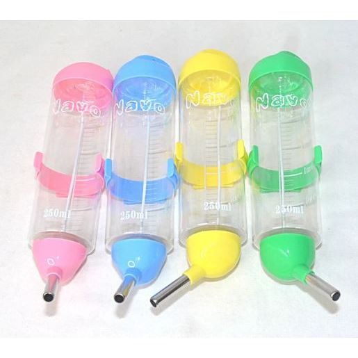 Botol Minum Gantung Navo 250ml/ Dot Hamster / Kelinci / Marmut / Kucing/Anjing