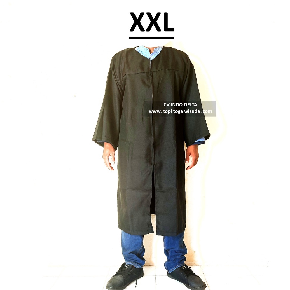 KODE E69P JUBAH TOGA wisuda HITAM jaket toga wisuda redy ribuan pakaian baju kelulusan TK SD SMP SMA
