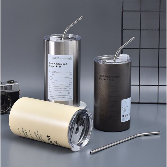 

Ukf5Pc6F4H (Kuliner.Kita) Cangkir Kopi 600Ml Stainless Steel Dengan Sedotan Botol Tumbler Panas