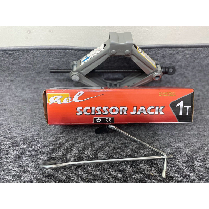 REL SCISSOR BESI BAJA Dongkrak Mobil Model Jembatan REL Scissor Jack 1 Ton 1000 KG Universal 