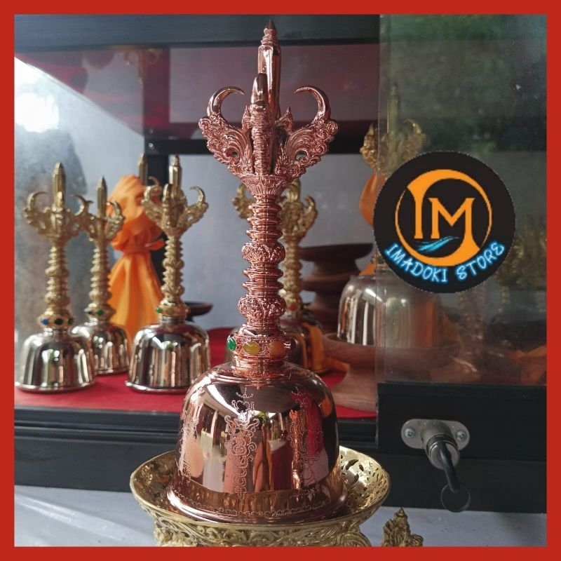 GENTA NAWA SANGA 7 CM WARNA TEMBAGA / GENTA NAWA SANGA ROSE GOLD 7 CM / GENTA UKIR