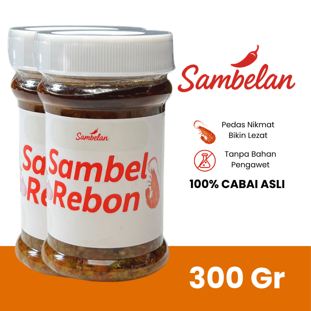 

Sambelan - Sambel Rebon Pedas Nikmat 300gr