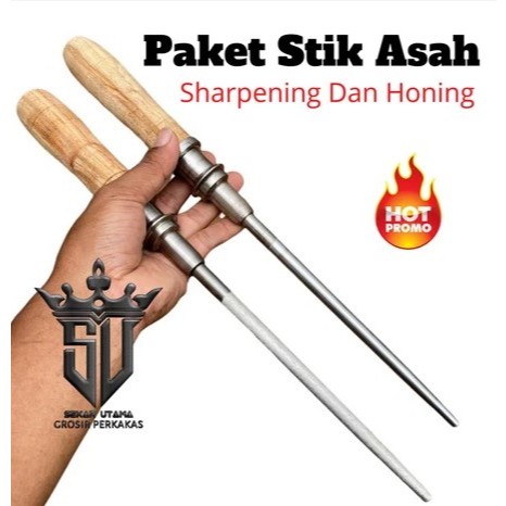 Stik Asah Sharpening Dan Honing Bahan Baja Mesin Pintal Bisa Ecer - Ungkal Tongkat Asahan