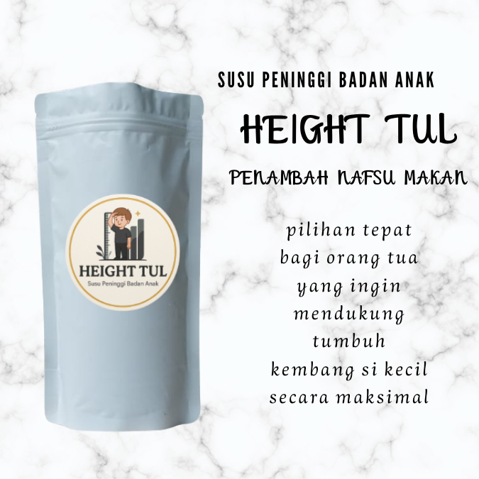 

Susu Peninggi Badan Anak HEIGHT TUL Terlaris di Shopee | Produk Populer Tinggi Optimal | Nutrisi alami Pertumbuhan Anak Usia