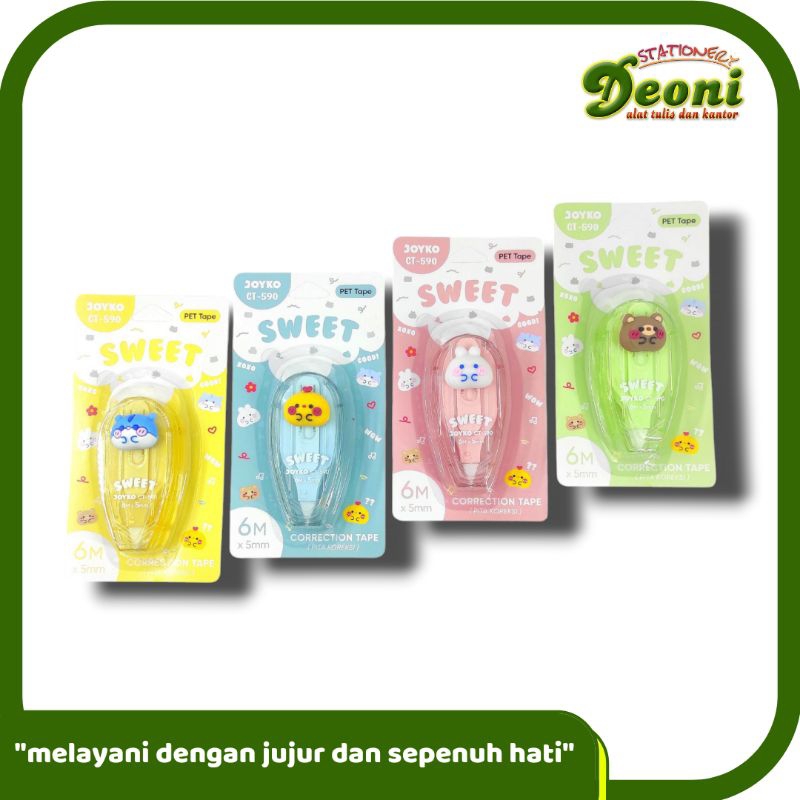 

JOYKO Correction Tape CT-590 Sweet 6m x 5mm