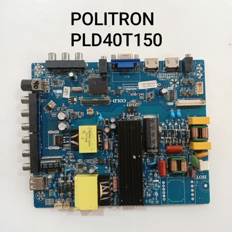 MB POLYTRON PLD40T150 MESIN TV POLYTRON MOBO MAINBOARD MODULE PLD43T150