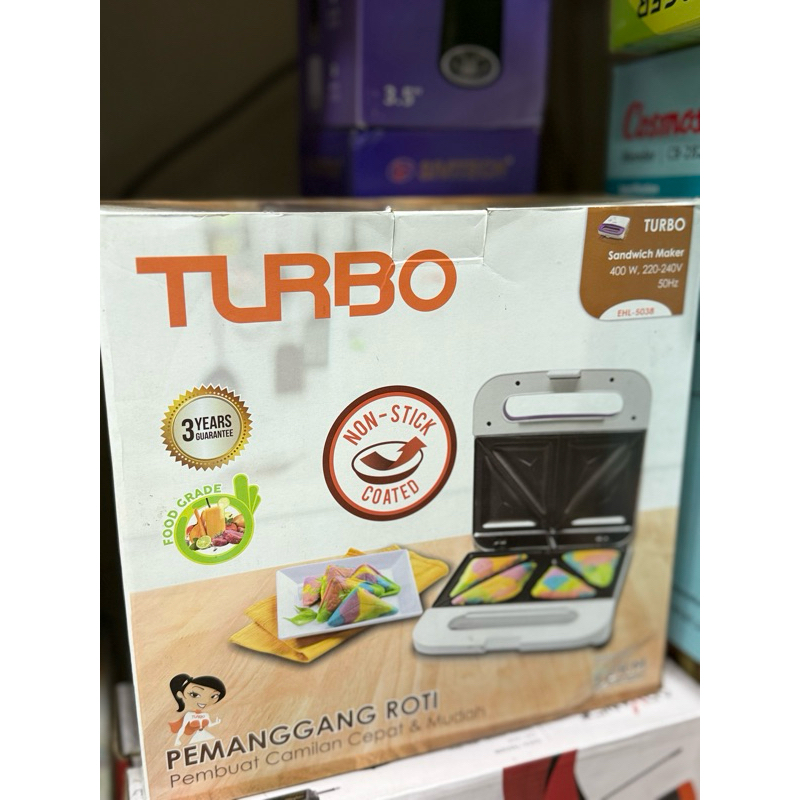 pemanggang roti listrik Turbo