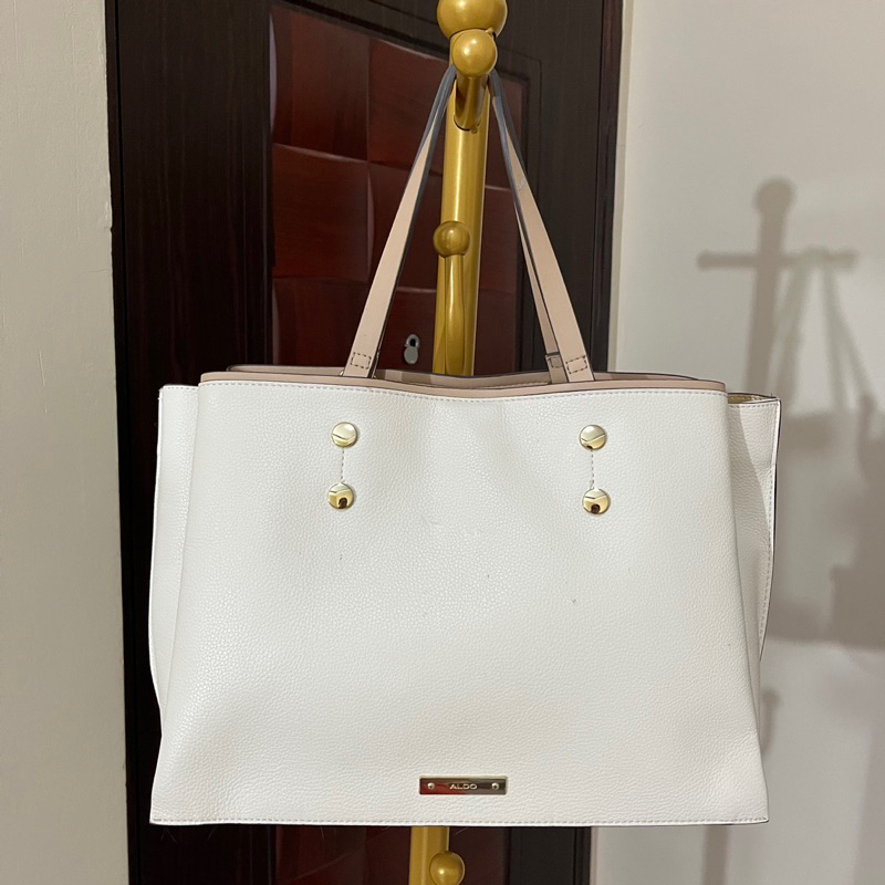 ALDO PUTIH BAG HANDLE KANTOR KERJA SANTAI