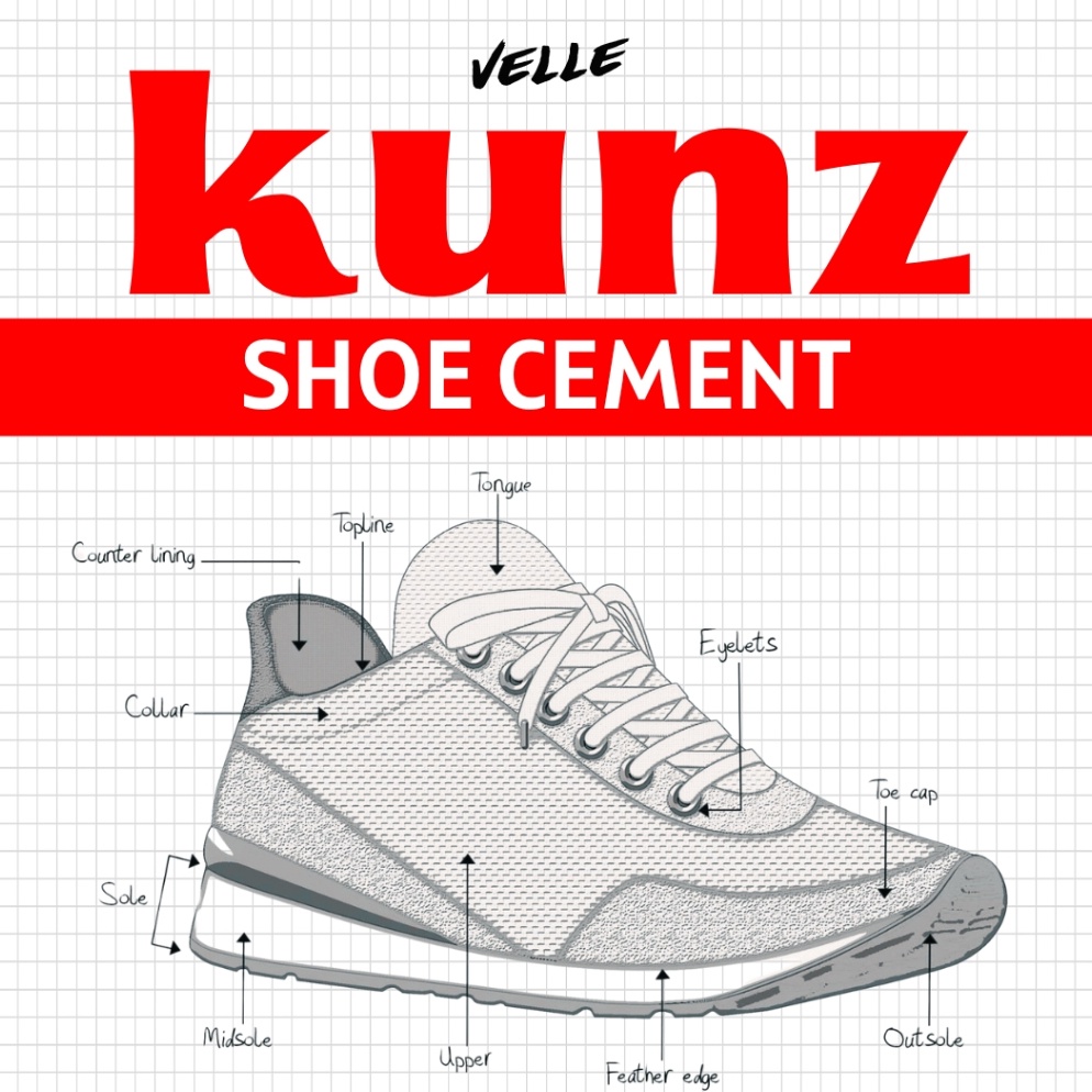 KODE O32N Lem Sepatu Super Kuat  Kunz Shoe Cement  Warna Bening Tahan Air ke Sepatu Sepakbola Futsal