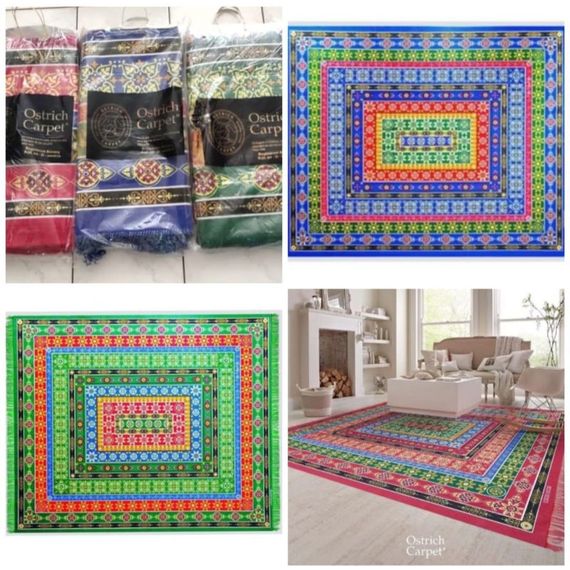 Karpet pemadani Ostrich ukuran 205x240cm