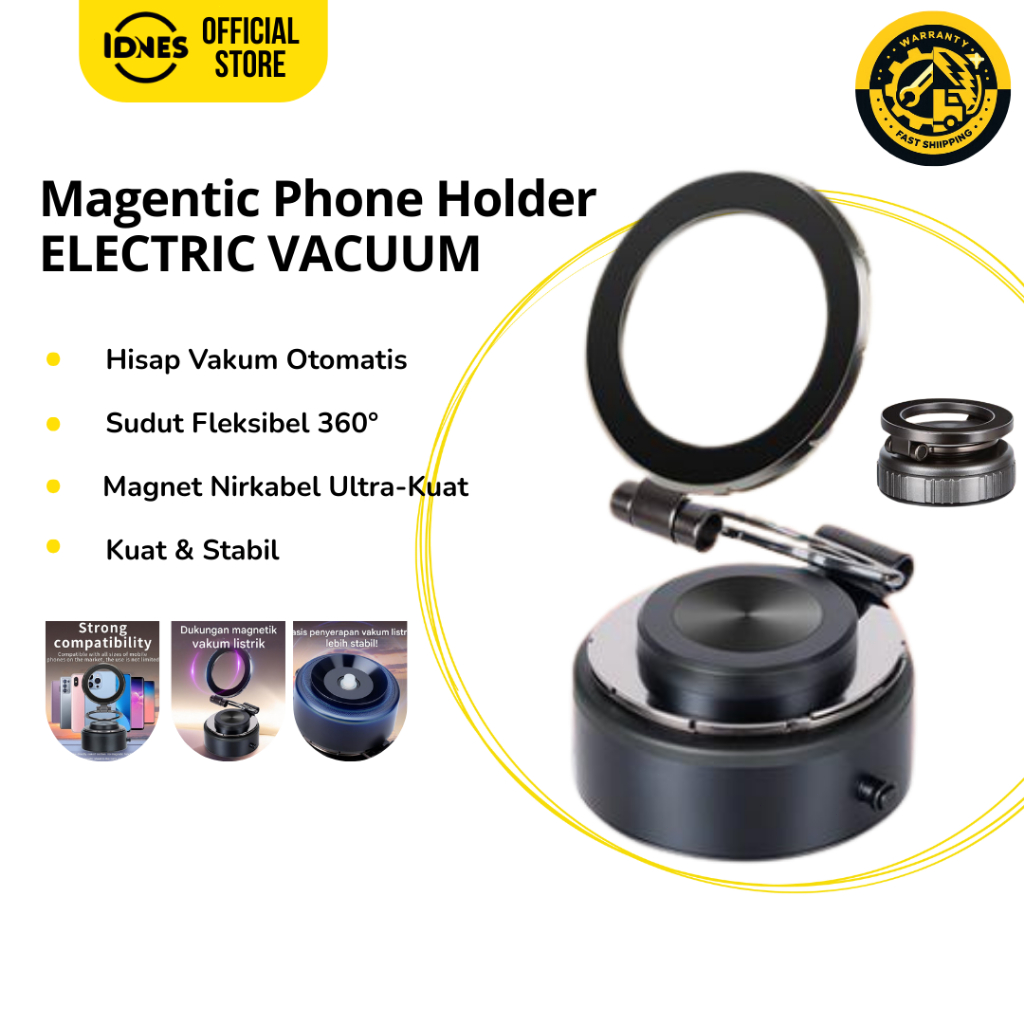 Magnetic Phone Holder Original Otomatis hp mobil Phone holder Otomatis Magnetic Electric Car Phone