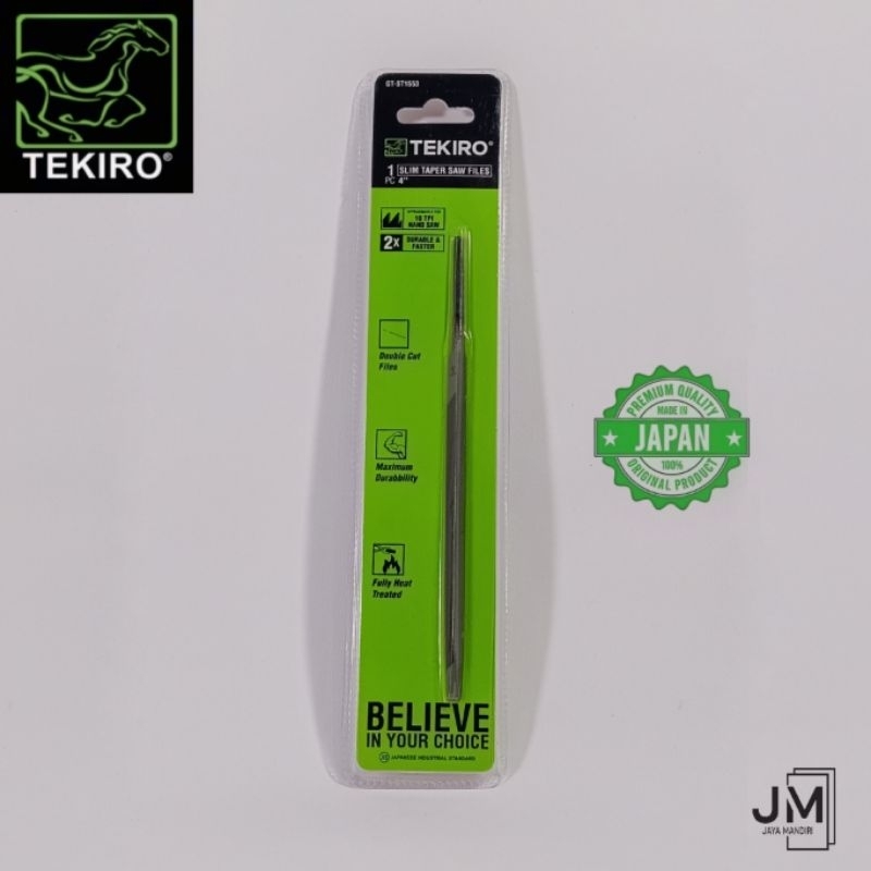 Kikir TEKIRO 4" / Kikir Asahan Gergaji / Asahan Gergaji Manual / Kikir Asahan Gergaji Manual