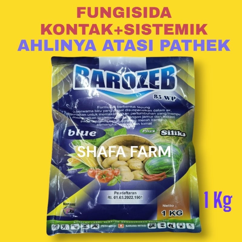 BAROZEB 85 WP - 1KG Fungisida Kontak + Sistemik Anti PATHEK/BUSUK BUAH