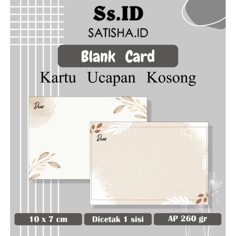 Kartu ucapan | blank card kartu ucapan kosong greeting card