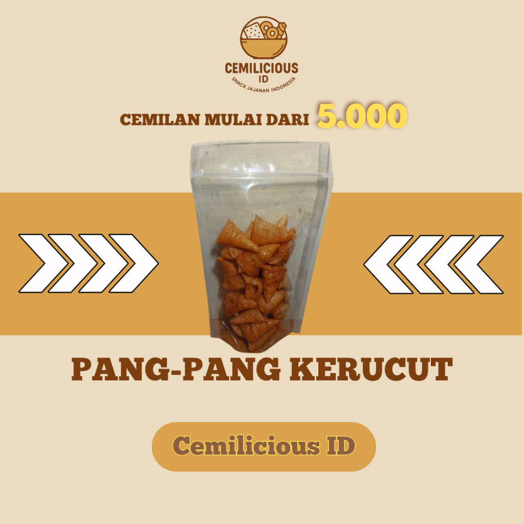 

[Cemilicious ID] Pang-Pang Kerucut 40gr - Pang-Pang Kerucut
