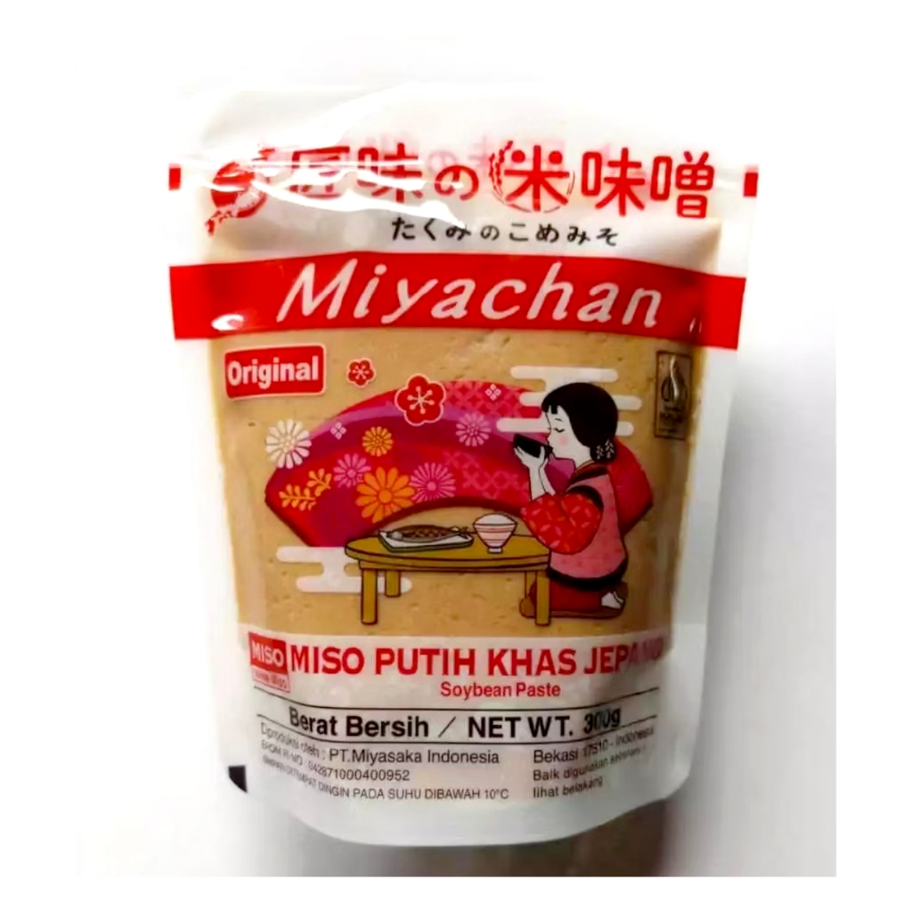 

Miyachan Miso Putih Jepang - Tauco Ala Jepang - Japanese White Soybean Paste - 300g - Halal