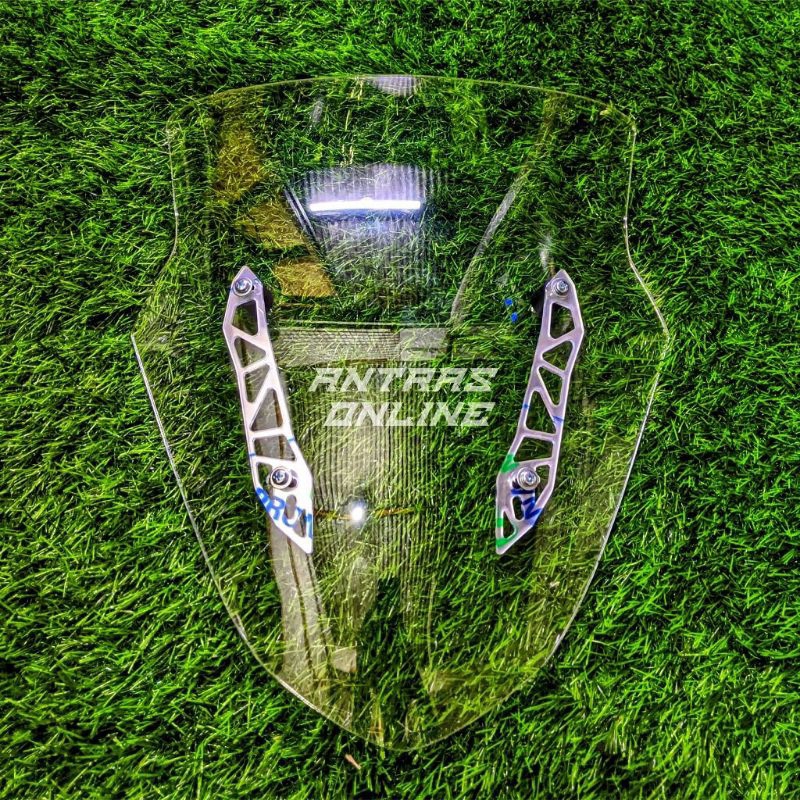 Visor/Windshield Nmax new dan Nmax old+Garnish+baut satu paket/Visor Nmax old satu paket baut dan ga