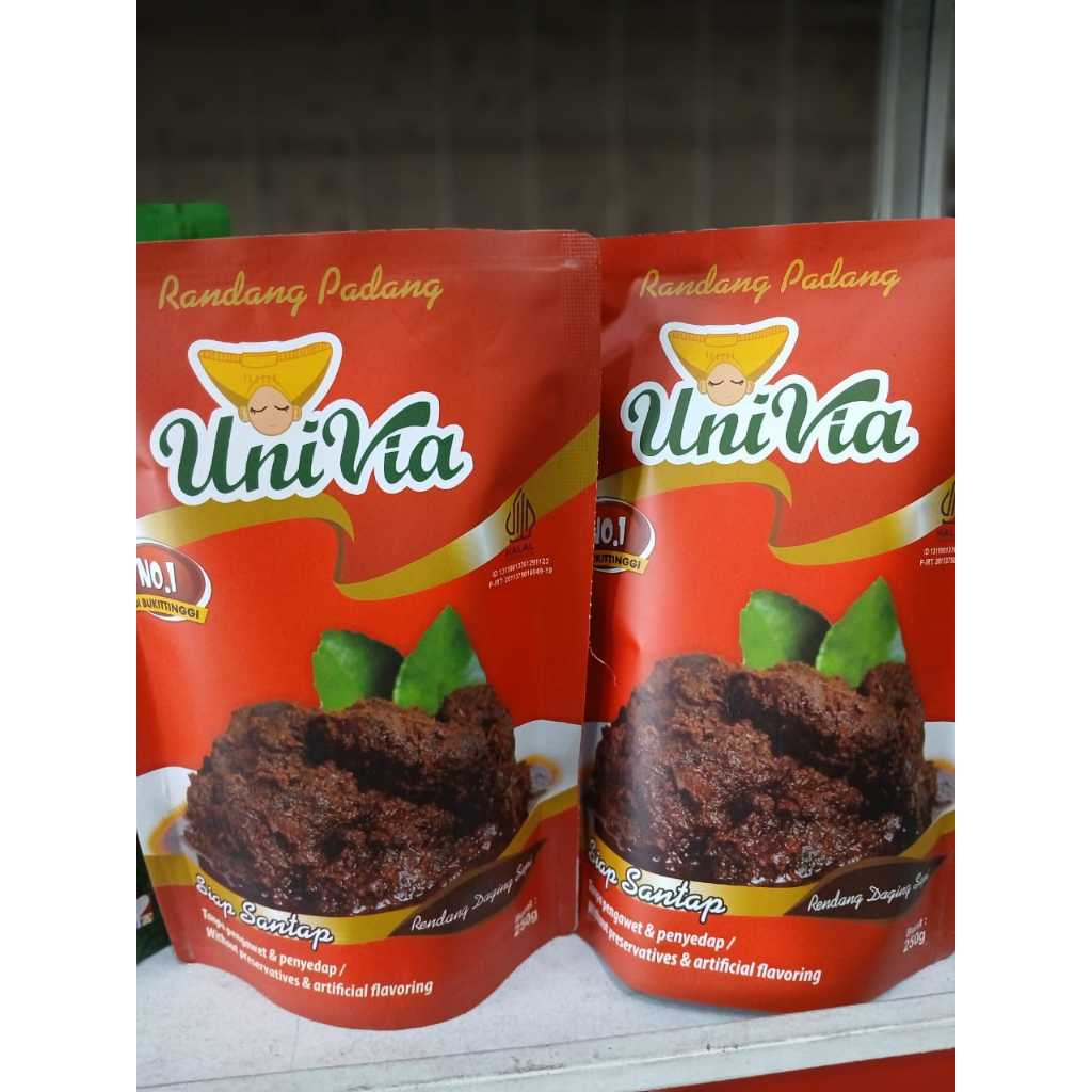 

Rendang Daging Uni Via Rendang Padang Siap Santap