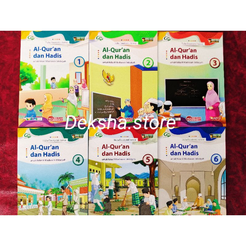 Al Quran dan Hadis kelas 123456 SD MI KURIKULUM MERDEKA AQILA TIGA SERANGKAI