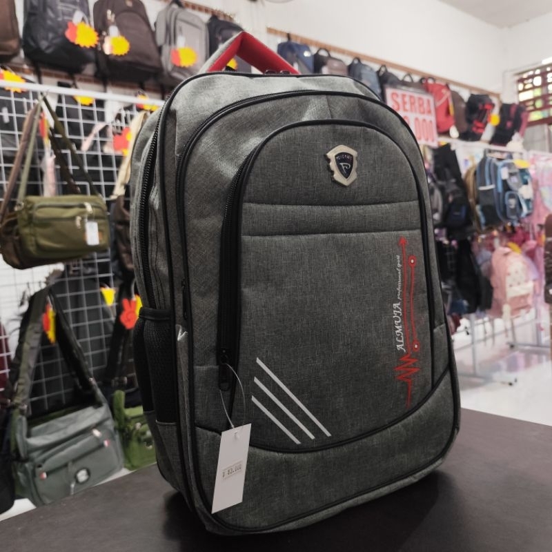 TAS RANSEL LAPTOP PRIA/WANITA, RANSEL SEKOLAH KERJA, RANSEL MURAH SIMPEL ELEGAN