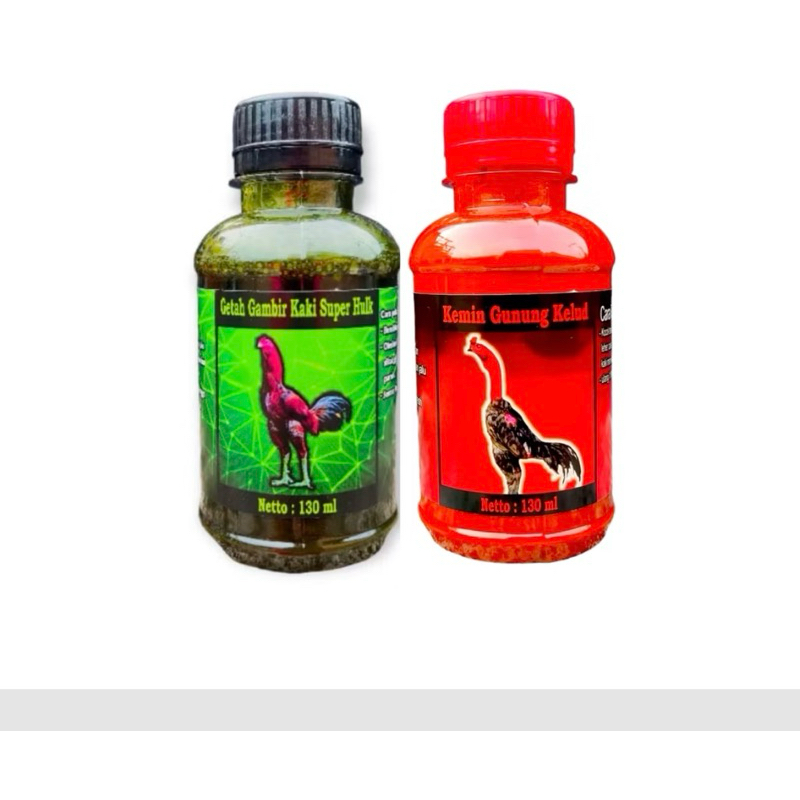 paket kemin merah dan getah gambir hijau