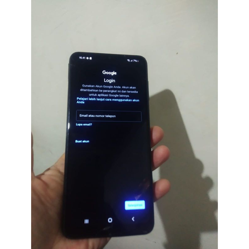 samsung a04s minus layak pakai