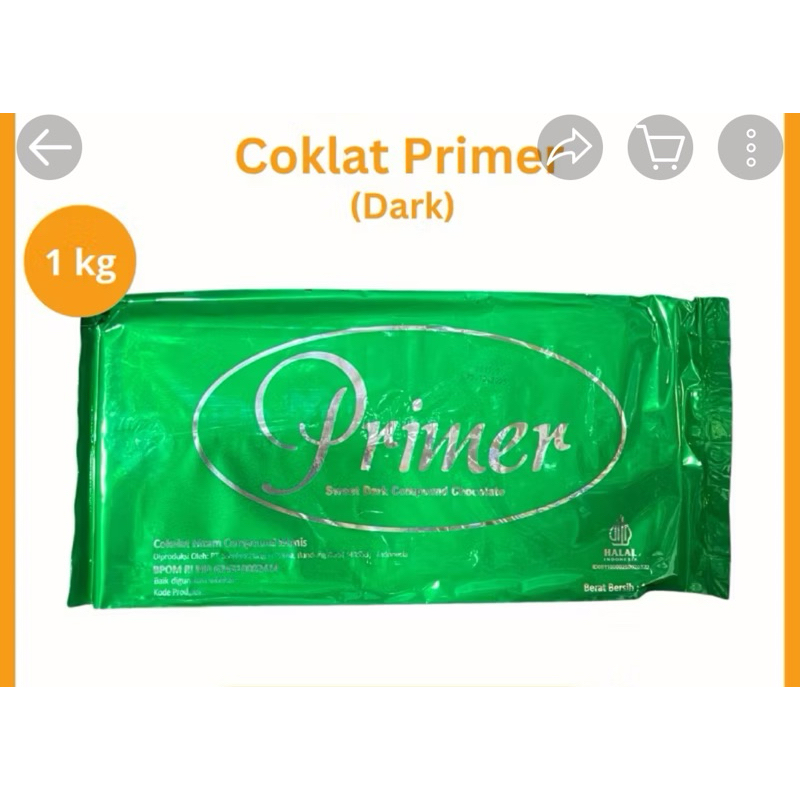 

(Khusus Instant) Coklat Batang Cokelat Compound Primer Berat 1kg