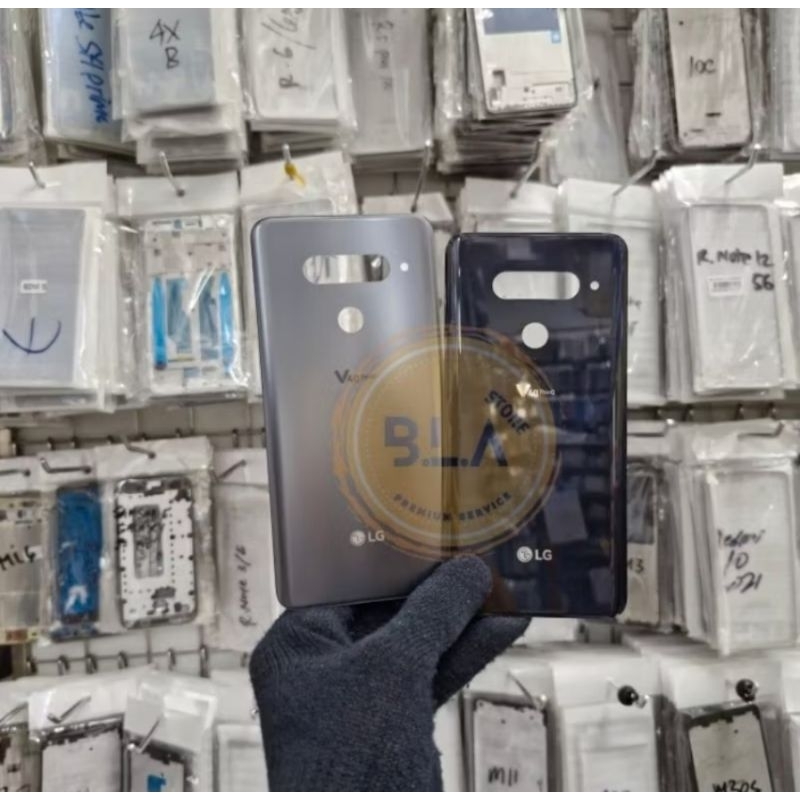 BACKDOOR - BACKCOVER - TUTUP BELAKANG BATERAI LG V40 BACK CASING