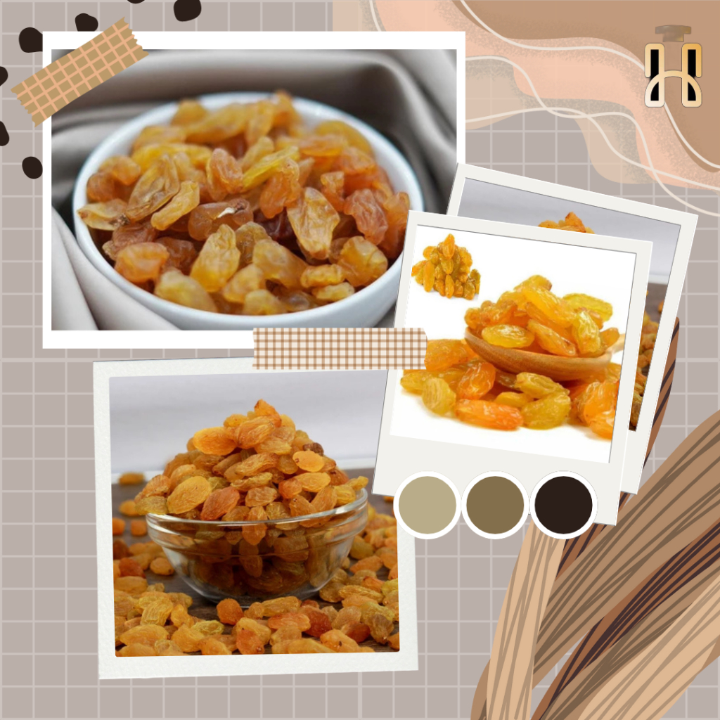 

Kismis Anggur Golden Raisin 250GRAM / Kismis Asam Manis Raisin Star untuk Oleh Oleh Haji dan Umroh