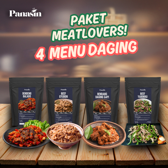 

PANASIN Paket 4 Menu Meat Lovers - 4 Menu Porsi Keluarga 250g atau Porsi 100g