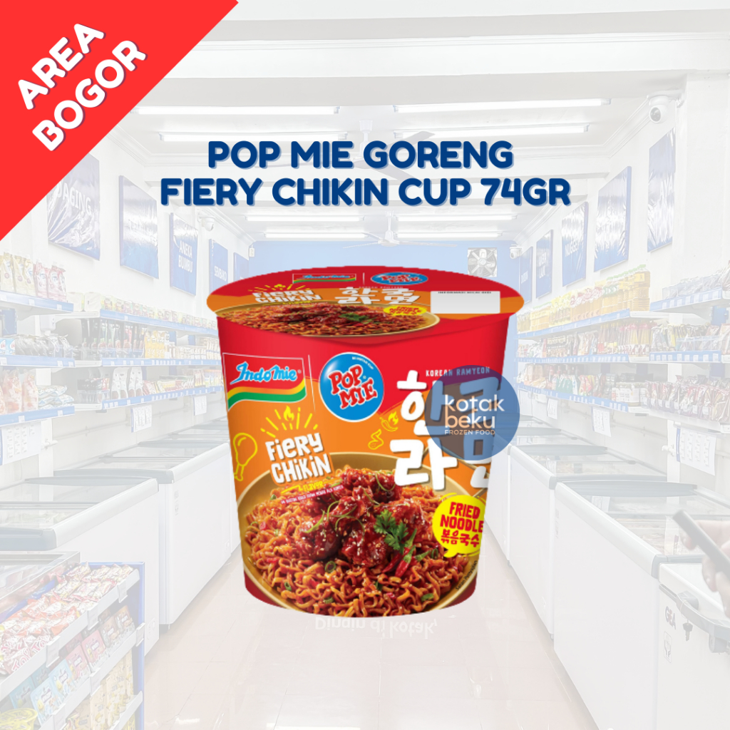 

POP MIE MI GORENG FIERY CHIKIN CUP 74GR