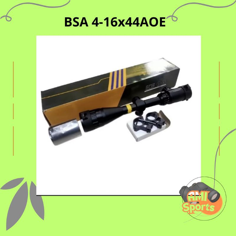 TELESKOP BSA 4-16x44 AOEY RETIKEL MILDOT