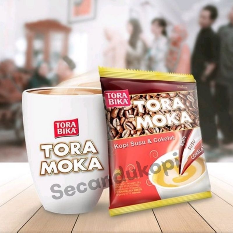 

TORA BIKA MOCA Kopi Susu Coklat / Renceng isi 10 renceng Kopi Instan