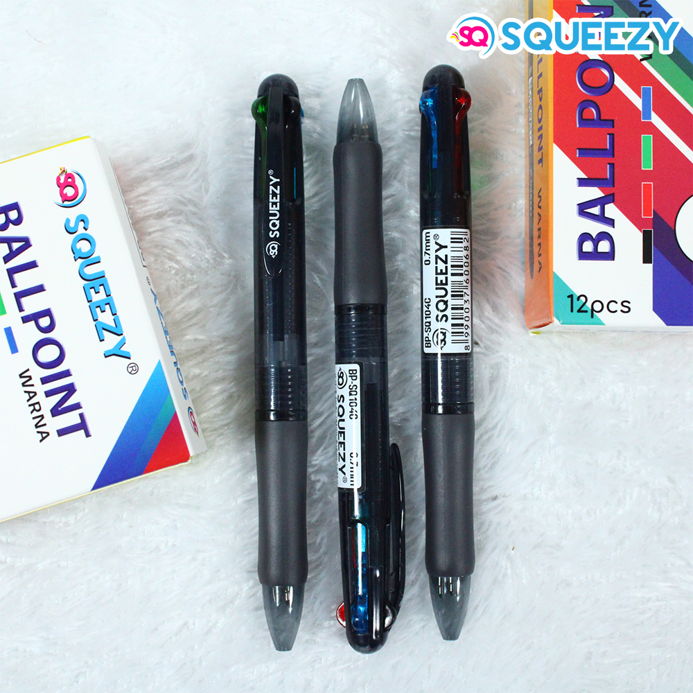 

Ballpoint Pen Pulpen 4 Warna 0.7 mm Pulpen