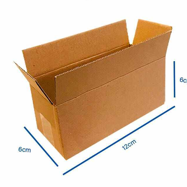 

Kardus Box Karton Polos 12x6x6 cm c flude 4mm BARU