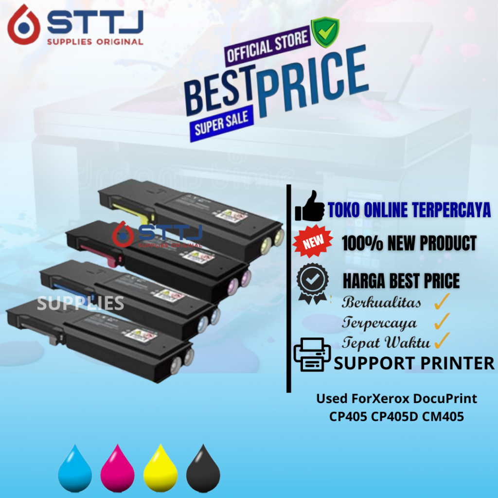 1Set Compatible Toner Cartridge Fuji Xerox CM405DF CP405 CP405D DocuPrint